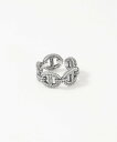 【SALE/62%OFF】BURNER (U)925シルバー チェーンデザインリング バーナー アクセサリー・腕時計 リング・指輪 シルバー【送料無料】