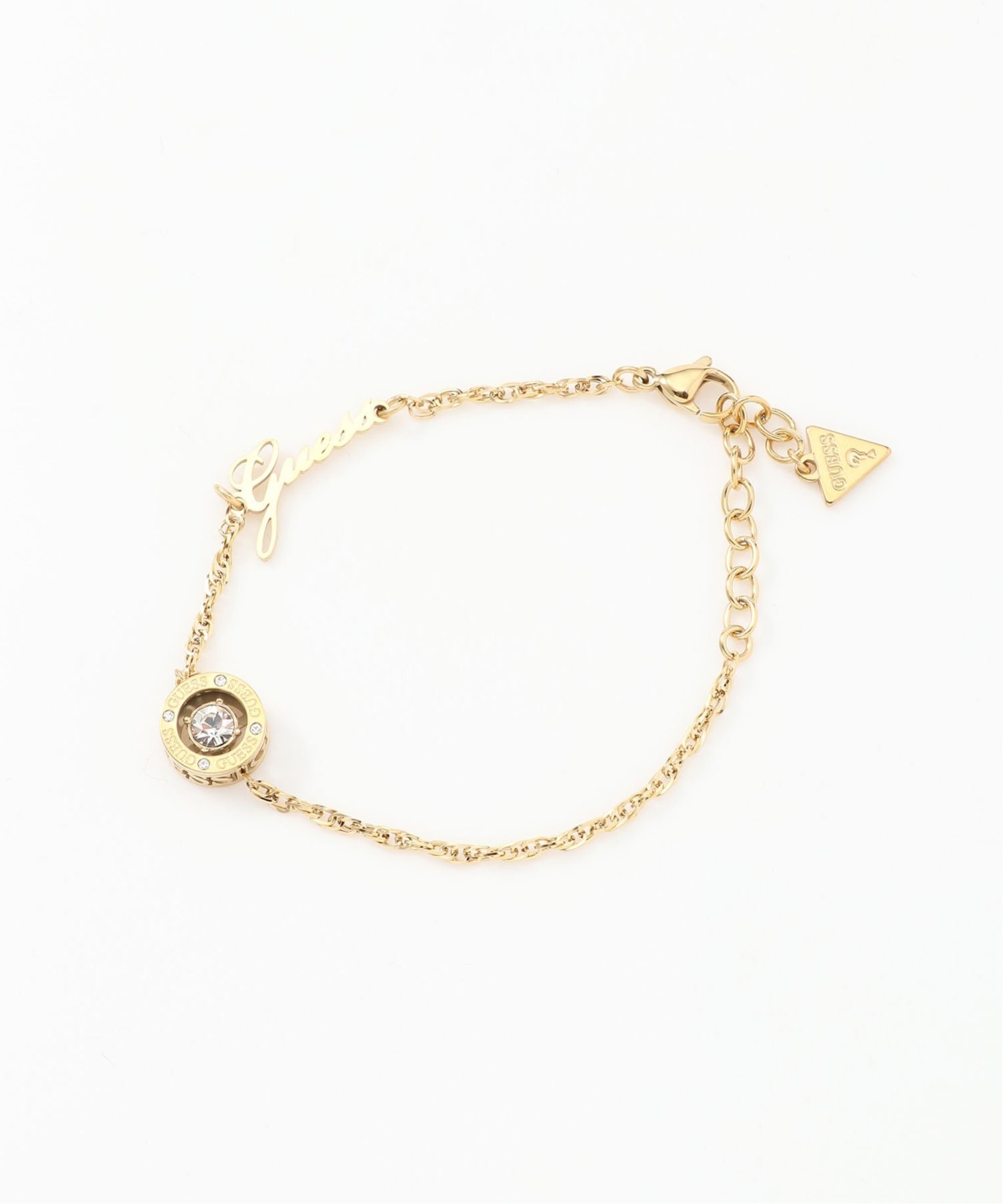 GUESS GUESS/(W)SOLITAIRE CHARM 10MM RH ブレスレット アクセサリー ゲス アクセサリー・腕時計 ブレスレット・バングル ゴールド【送料無料】
