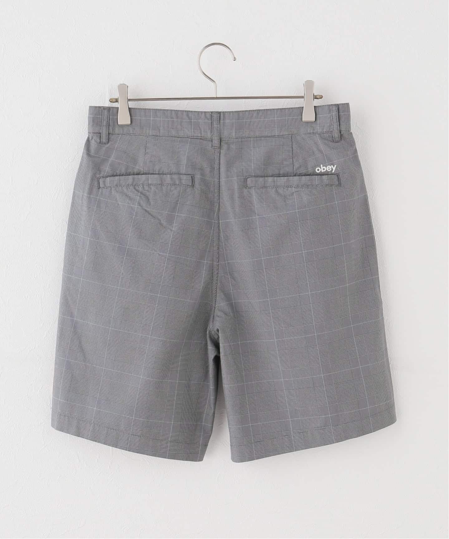 JOINT WORKS OBEY / オベイ OLIVIA PLAID SHORT ジョイントワークス パンツ その他のパンツ グレー【送料無料】