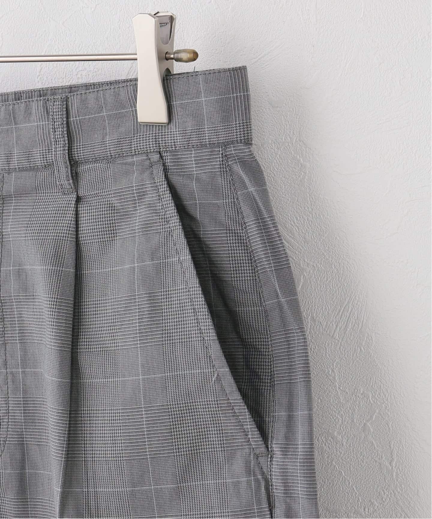 JOINT WORKS OBEY / オベイ OLIVIA PLAID SHORT ジョイントワークス パンツ その他のパンツ グレー【送料無料】