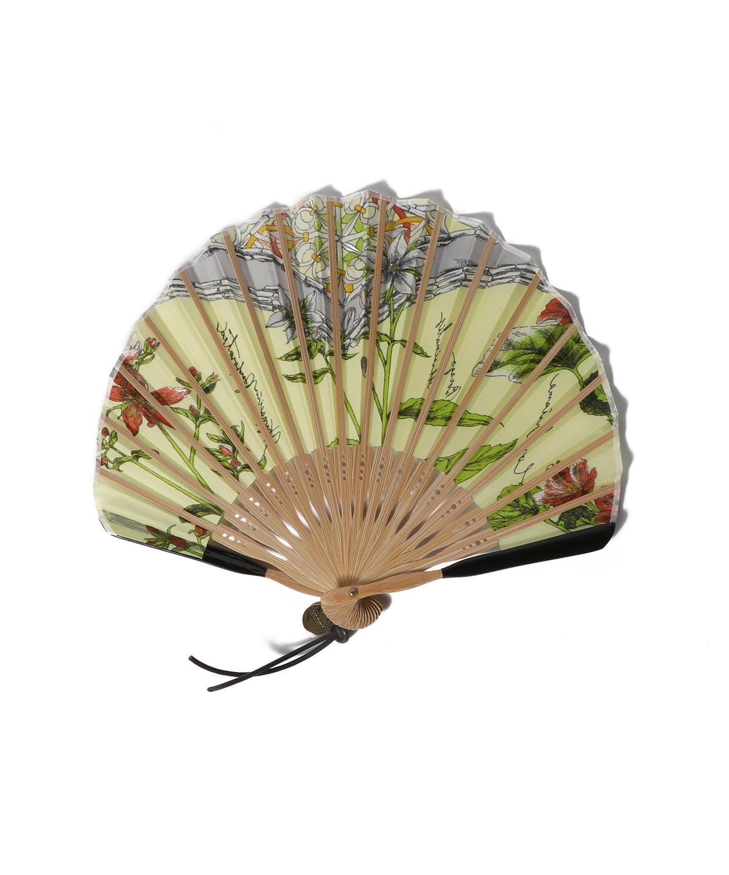manipuri MANIPURI / ハーバルガーデン扇子《ESTNATION EXCLUSIVE》 エストネーション ファッション雑貨 その他のファッション雑貨 イエロー【送料無料】