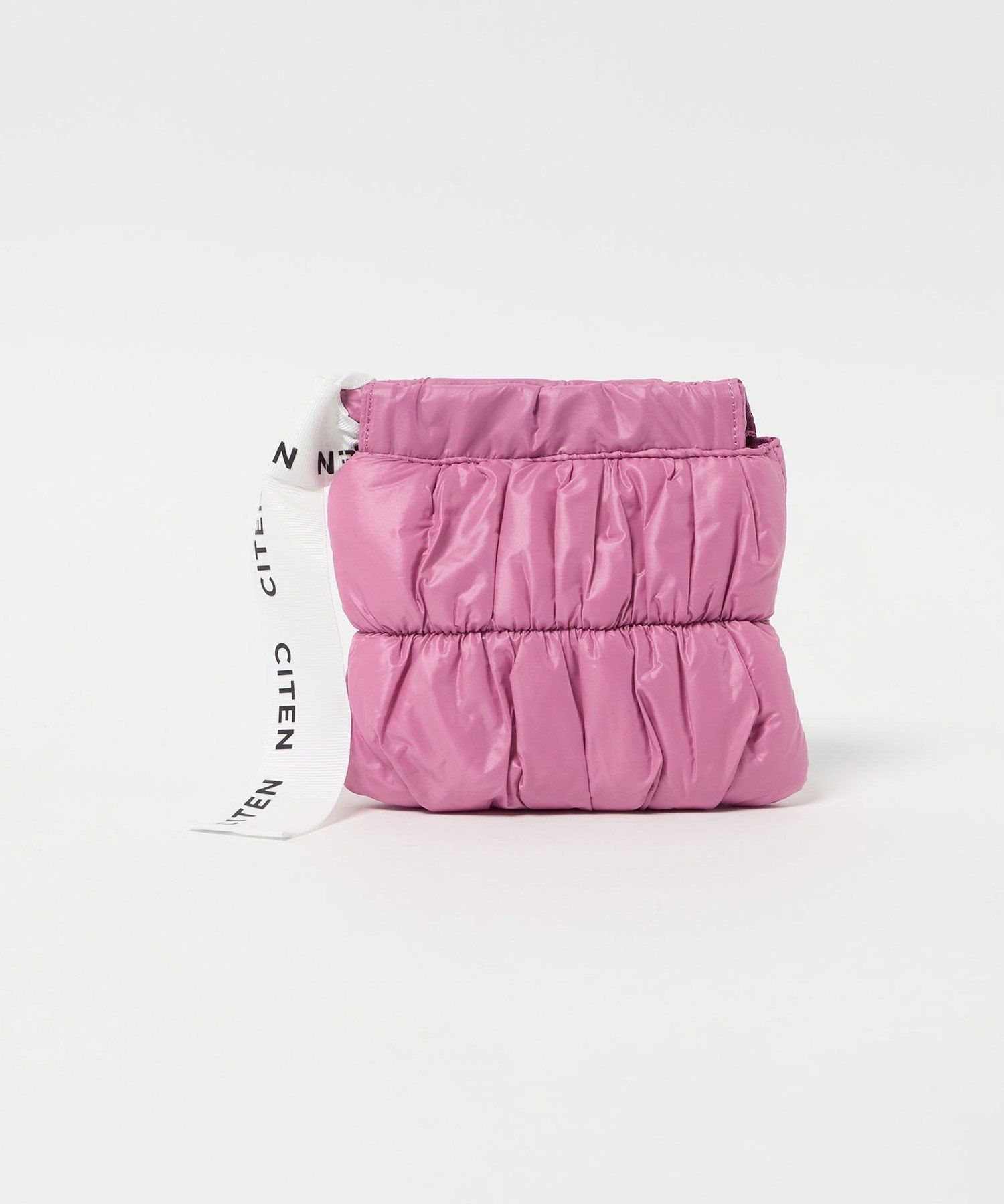 【SALE／30%OFF】CITEN ＜CITEN＞CITENシャーリングパデッドポーチ ユナイテッドアローズ アウトレット 財布・ポーチ・ケース ポーチ シルバー ブラック グレー