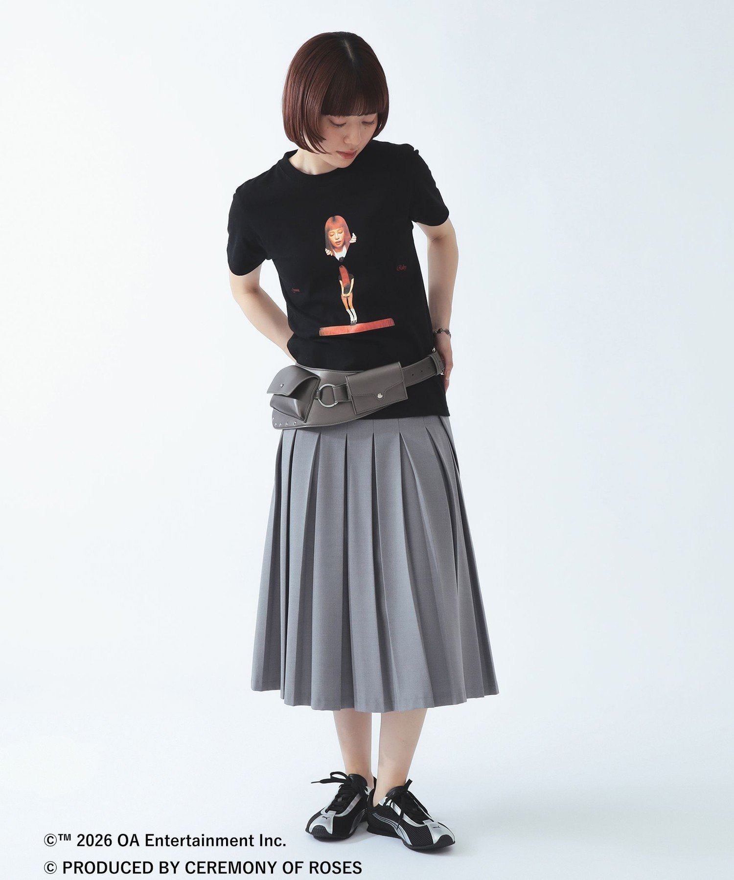 JENNIE / Ruby T-shirt ビームス ウイメン トップス カットソー・Tシャツ ホワイト ブラック