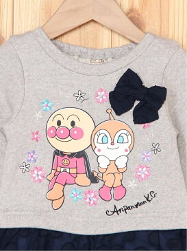 ANPANMAN KIDS COLLECTION ANPANMAN KIDS COLLECTION/(K)バルーンスカートワンピース アンパンマンキッズコレクション ワンピース キッズワンピース ネイビー【送料無料】