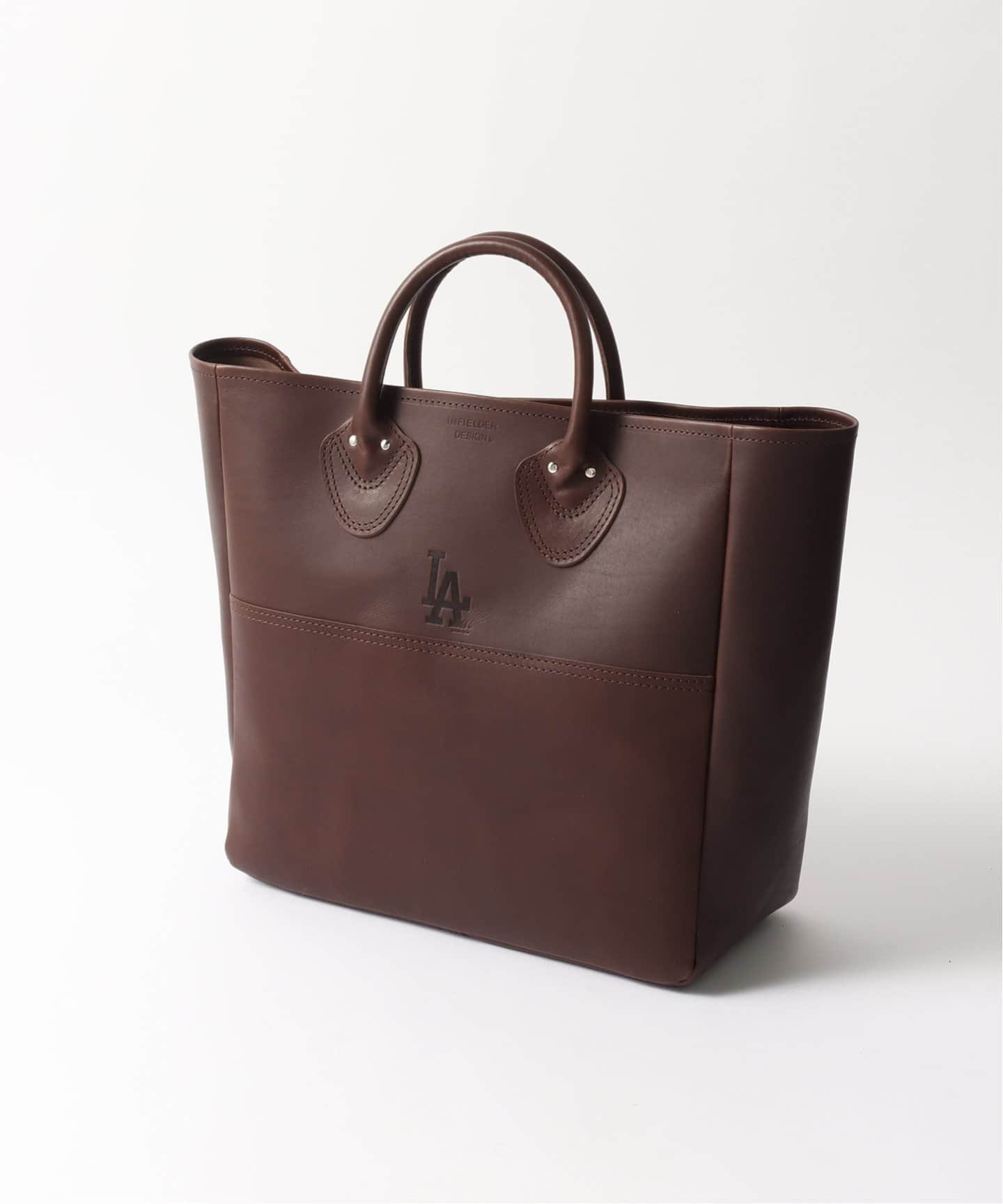 JOURNAL STANDARD INFIELDER DESIGN / インフィールダーデザイン MLB レザーTOTE M ジャーナル スタンダード バッグ トートバッグ ブラウン