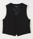 【SALE/10%OFF】COMME CA ISM 【セットアップ対応】フォーマル ベスト コムサイズム スーツ・フォーマル スーツベスト ブラック【送料無料】