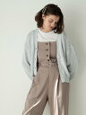 【SALE/34%OFF】Te chichi TERRASSE スラブクロップドVネックカーディガン《2025spring catalog item》 テチチ ...