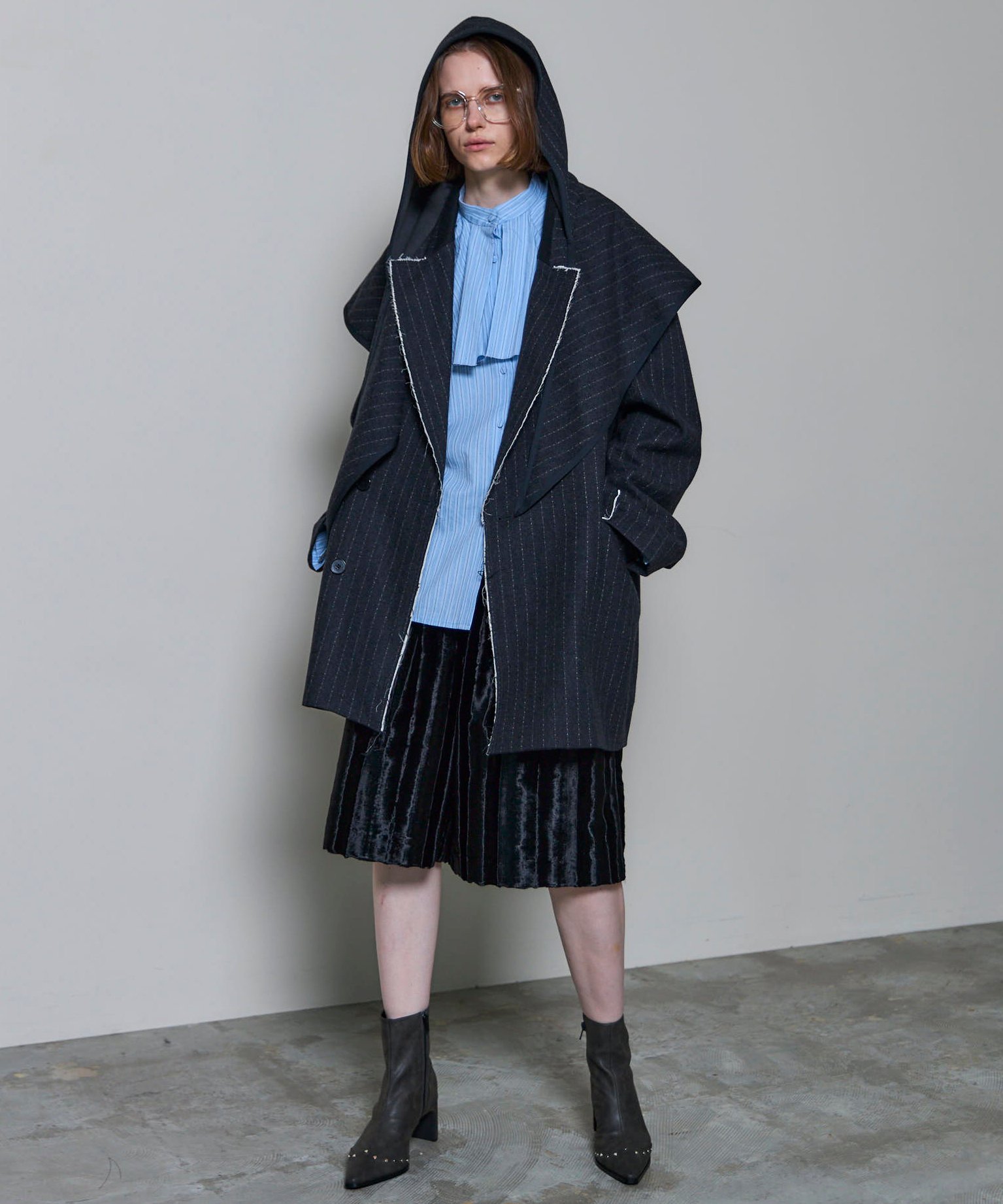 MAISON SPECIAL Fake Hair Calf Two-tuck Shorts メゾンスペシャル パンツ その他のパンツ ブラック