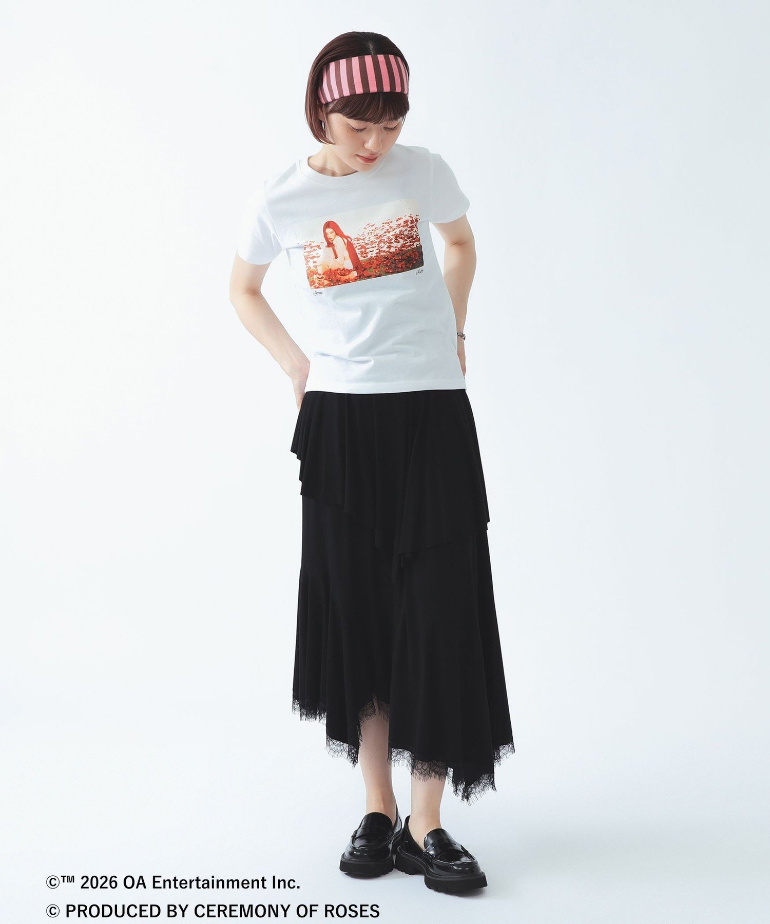 JENNIE / Compact T-shirt ビームス ウイメン トップス カットソー・Tシャツ ホワイト