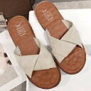 【SALE/30%OFF】miniministore ぺたんこサンダル レディース フラット ミニミニストア シューズ・靴 サンダル ブルー イエロー ベージュ...