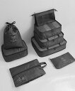 【SALE/29%OFF】SETUP7 SETUP7/トラベルポーチ8点セット 旅行 スーツケース 小分け 収納 パッキング ポーチ ランドリーバッグ 巾着 バ...