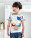 ANPANMAN KIDS COLLECTION ANPANMAN KIDS COLLECTION/(K)マルチボーダーTシャツ アンパンマンキッズコレクション トップス カットソー・Tシャツ【送料無料】