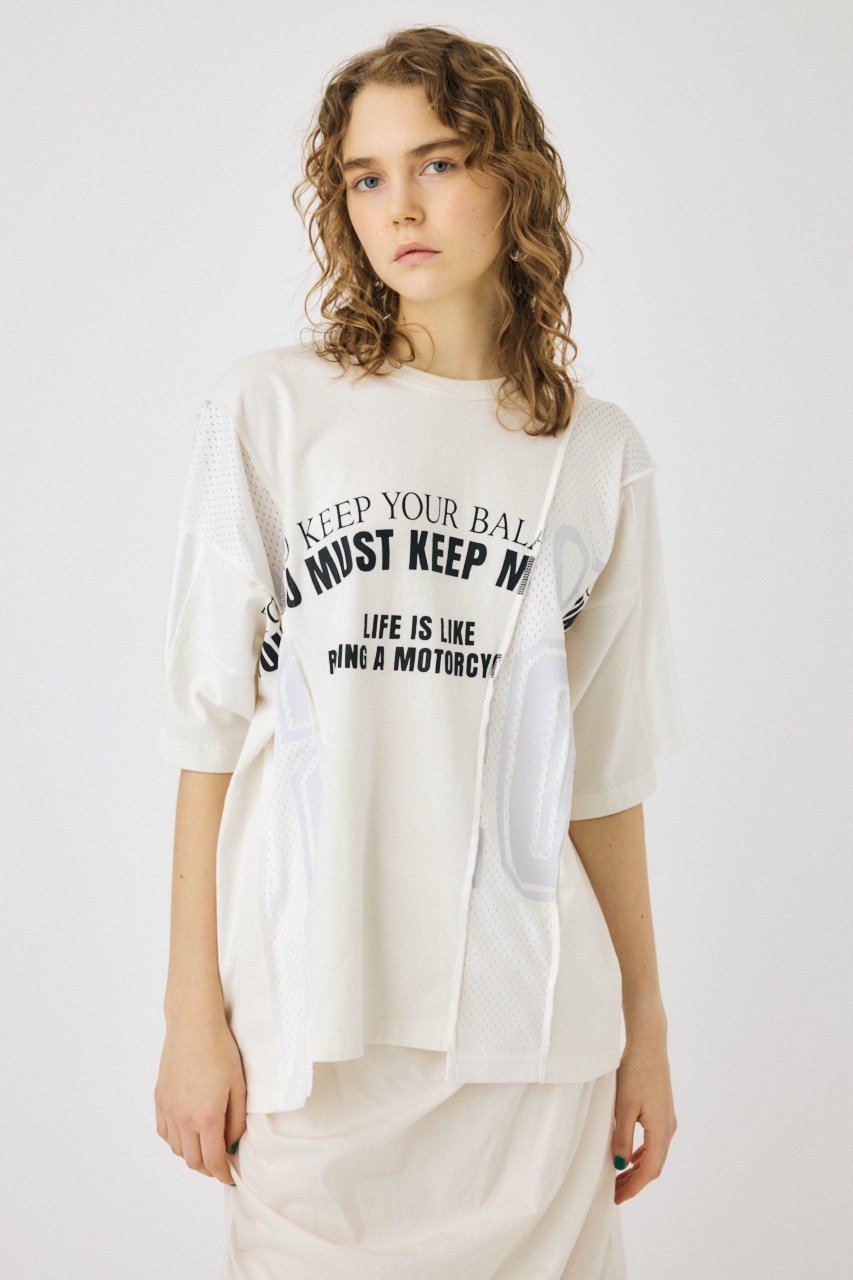 MOUSSY REMAKE T ޥ ȥåץ åȥT ۥ磻 ֥å̵