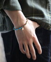 MR.OLIVE Triple Part Beads -Sky-(ビーズ ブレスレット) ミスターオリーブ アクセサリー・腕時計 ブレスレット・バングル ブルー...