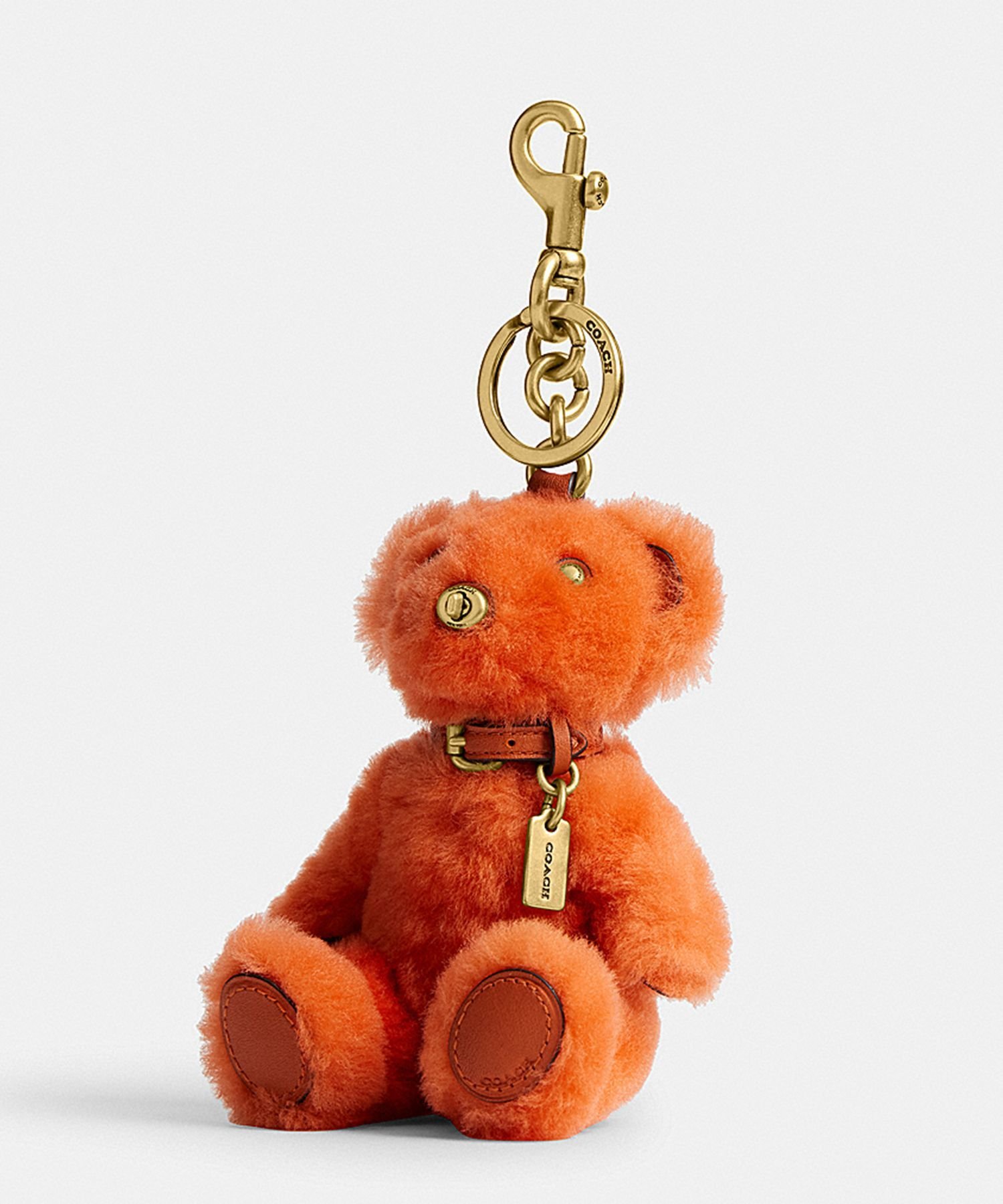COACH 【公式】ベア バッグ チャーム・シアリング コーチ ファッション雑貨 チャーム・キーチェーン オレンジ【送料無料】