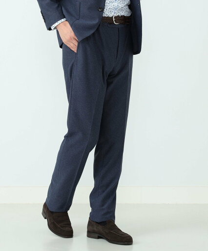 【SALE/50%OFF】BEAMS HEART MEN メランジニット ノープリーツ スラックス 24SS(セットアップ対応) ビームス アウトレット スーツ・フォーマル スーツパンツ ブルー ネイビー【送料無料】 【SALE/50%OFF】BEAMS HEART MEN メランジニット ノープリーツ スラックス 24SS(セットアップ対応) ビームス アウトレット スーツ・フォーマル スーツパンツ ブルー ネイビー【送料無料】