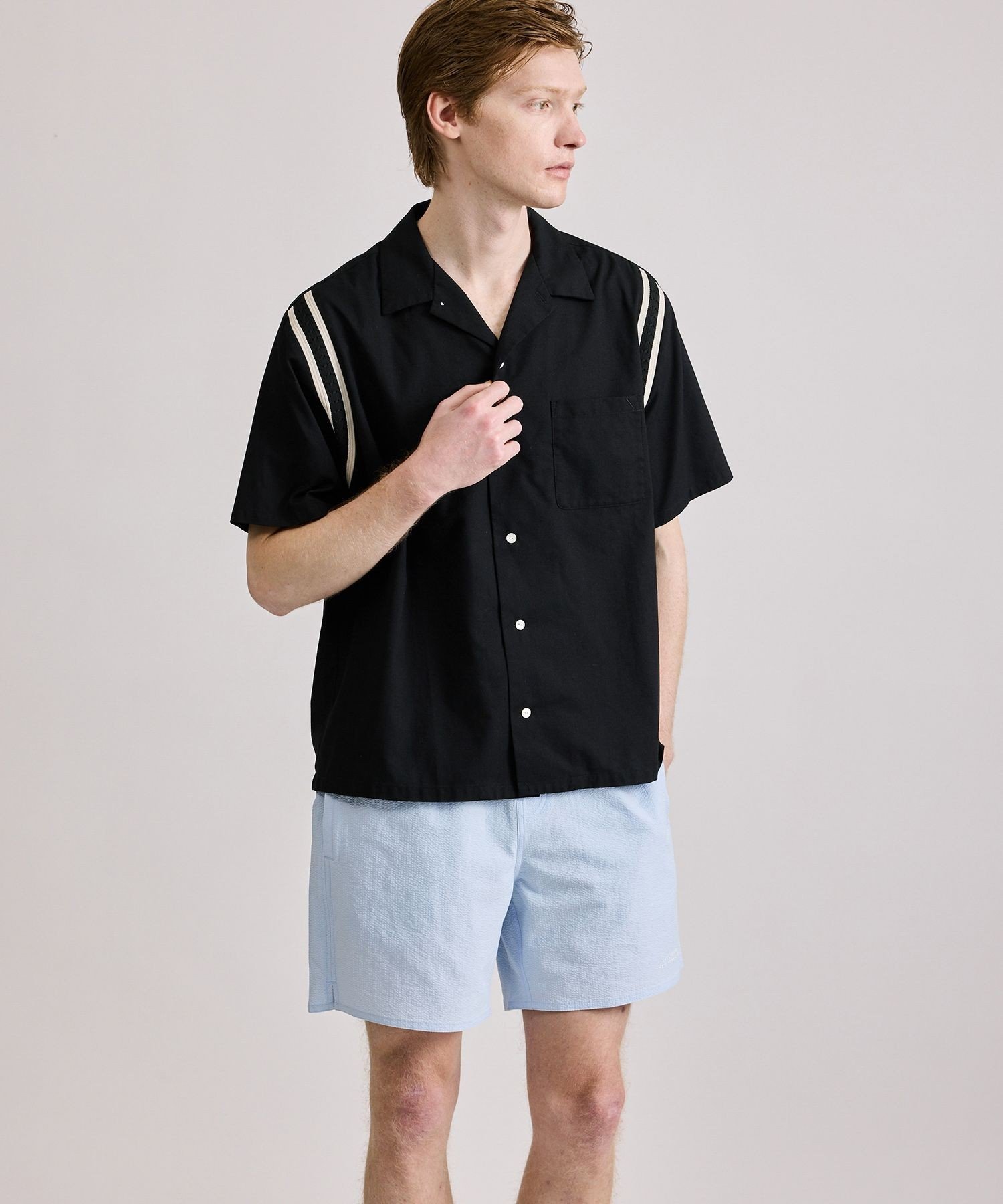 【SALE／30%OFF】Saturdays NYC Bowling SS Shirt サタデーズ　ニューヨークシティ トップス シャツ・ブラウス イエロー ブラック【送料無料】