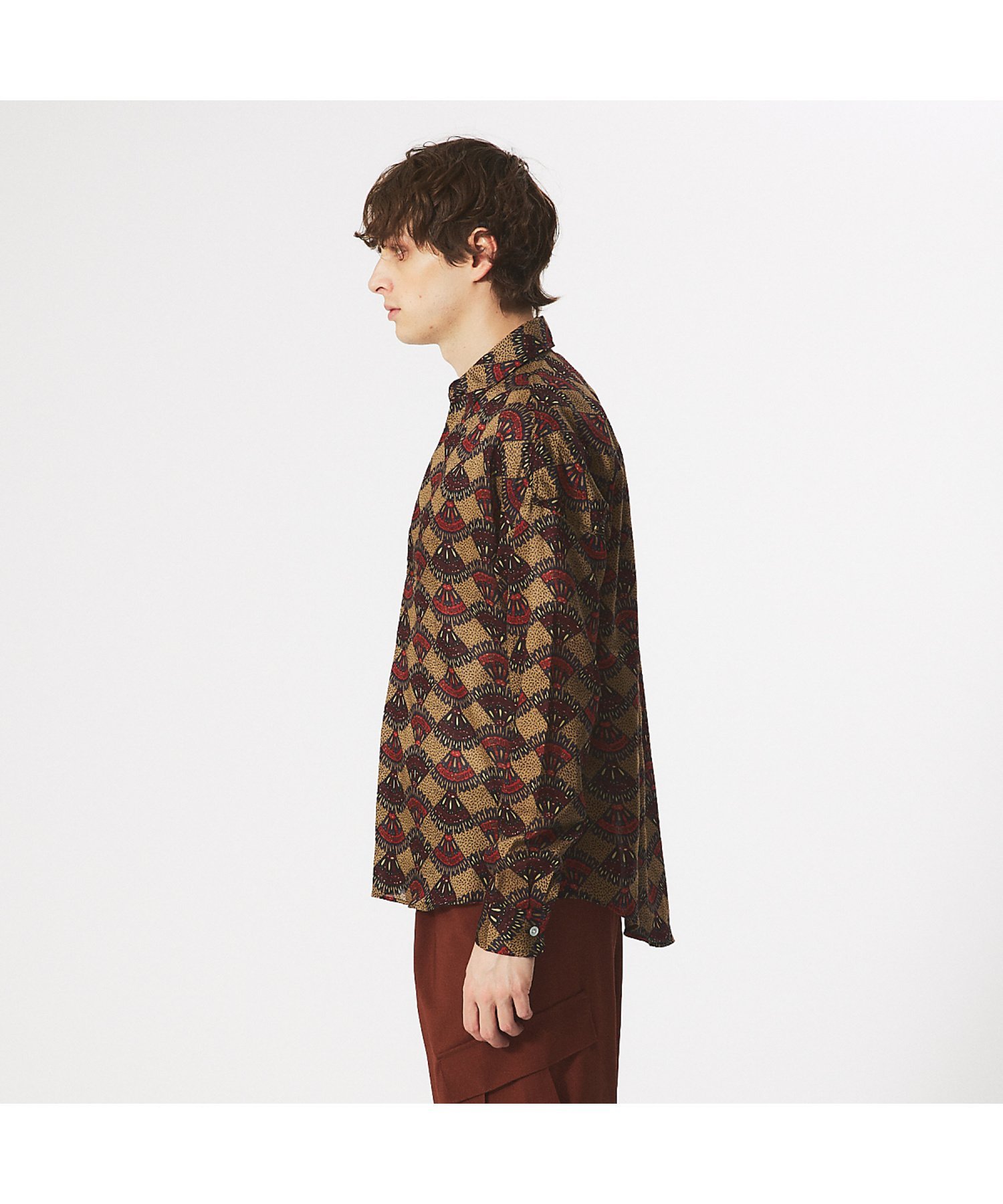 COLONY CLOTHING / バティック プールサイドシャツ デザインワークス トップス シャツ・ブラウス ベージュ