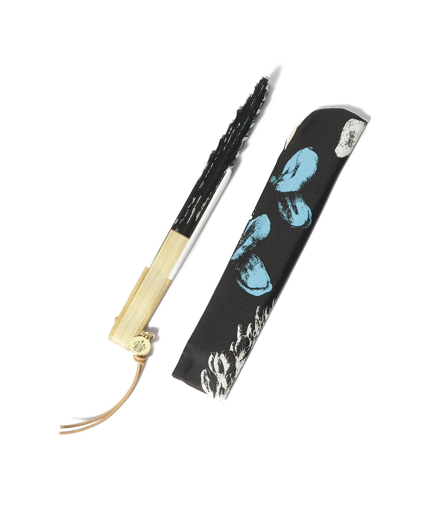 manipuri MANIPURI / 扇子《ESTNATION EXCLUSIVE》 エストネーション ファッション雑貨 その他のファッション雑貨 ブラック【送料無料】