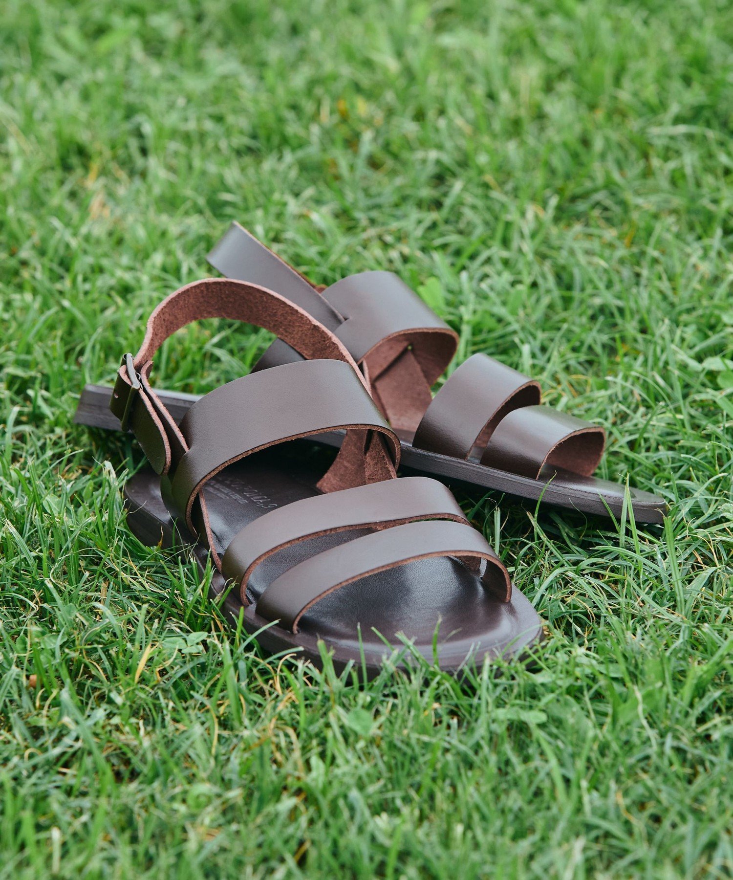 【SALE／40%OFF】SHIPS MEN CORSO ROMA9: アンクル ストラップ サンダル シップス シューズ・靴 サンダル ブラウン ブラック【送料無料】