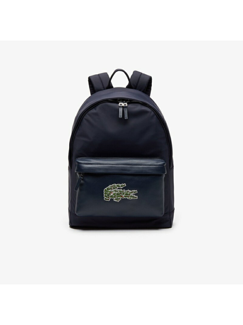 【SALE／30%OFF】LACOSTE L.12.12CUIRCHRISTMASマルチロゴデイパック ラコステ バッグ リュック/バックパック ホワイト【送料無料】