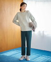 【SALE/40%OFF】any FAM 【ウエストゴム/リントラク加工/裏起毛/ストレッチ/洗濯機可能】シークレットウォーム テーパードパンツ エニィファム ...