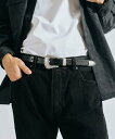 【SALE/10%OFF】SHIPS MEN 【WEB限定】SHIPS: ワンサイズフィット レザー ウエスタン ベルト シップス ファッション雑貨 ベルト ブ...