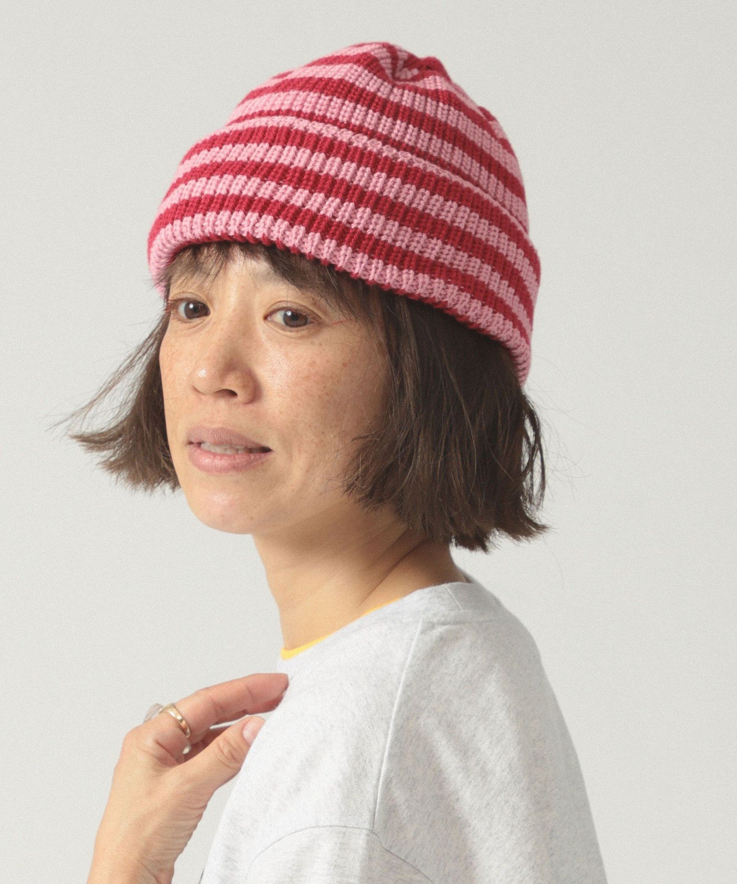 BEAMS BOY 【別注】LEUCHTFEUER / ボーダー ワッチ キャップ ビームス ウイメン 帽子 その他の帽子【送料無料】