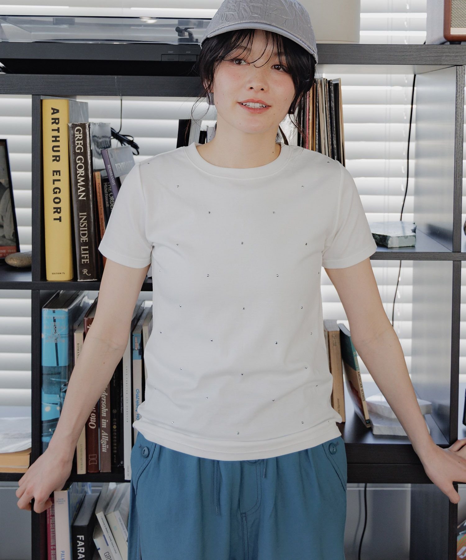 【SALE／40%OFF】niko and ... COLORマイスターフィットTシャツ ニコアンド トップス カットソー・Tシャツ ブラック ホワイトのサムネイル