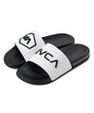 SELECT BRANDS RVCA/ルーカ SHOWER SLIDE サンダル ジャックローズ シューズ・靴 サンダル ブラック【送料無料】