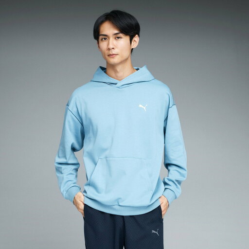 PUMA メンズ ESS MX リラックスド フーディ プーマ トップス スウェット・トレーナー ブルー【送料無料】 PUMA メンズ ESS MX リラックスド フーディ プーマ トップス スウェット・トレーナー ブルー【送料無料】