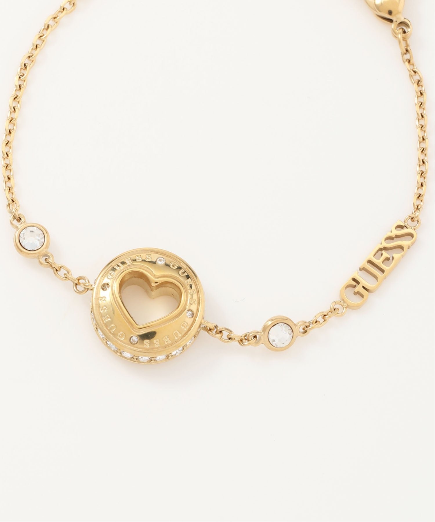 GUESS GUESS ブレスレット (W)ROLLING HEART BRACELET ゲス アクセサリー・腕時計 ブレスレット・バングル ゴールド【送料無料】