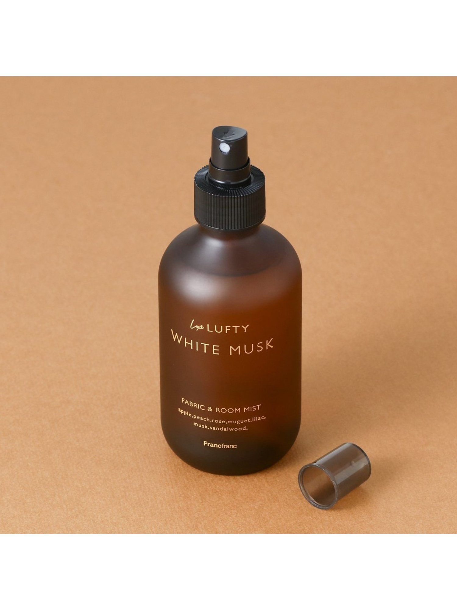Francfranc リュクス ルフティー ファブリックミスト(消臭・除菌・ウィルス抑制) フランフラン インテリア・生活雑貨 ディフューザー・お香・アロマオイル・キャンドル ブラックのサムネイル