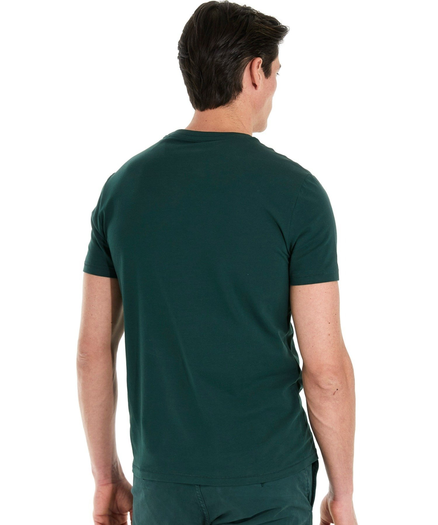 GUESS トップス(M)Wings Logo Tee ゲス トップス カットソー・Tシャツ グリーン ホワイト