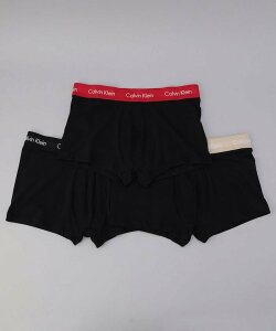 Calvin Klein Underwear 販路限定 TRUNK 3PK / LOW RISE TRUNK 3PK / U2664 フリークスストア インナー・ルームウェア その他のインナー・ルームウェア レッド ネイビー【送料無料】