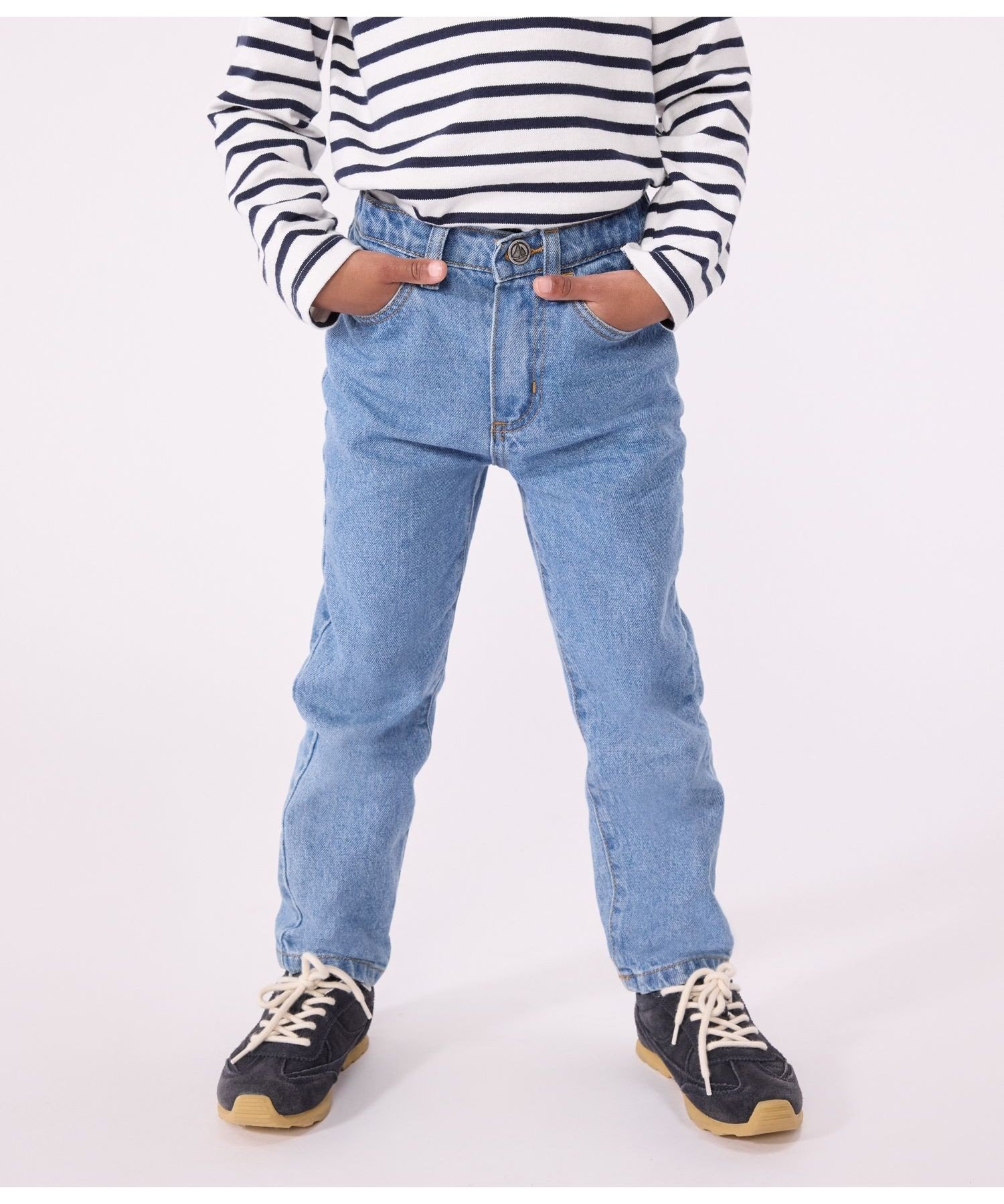 PETIT BATEAU デニムパンツ プチバトー パンツ ジーンズ・デニムパンツ ブルー【送料無料】