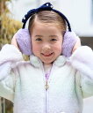 【SALE/30%OFF】any FAM KIDS パール×リボンイヤーマフ エニィファム ファッション雑貨 イヤーマフ ピンク パープル