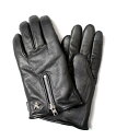 SELECT BRANDS Schott/ショット WINTER ZIP GLOVE ジャックローズ ファッション雑貨 手袋 ブラック【送料無料】