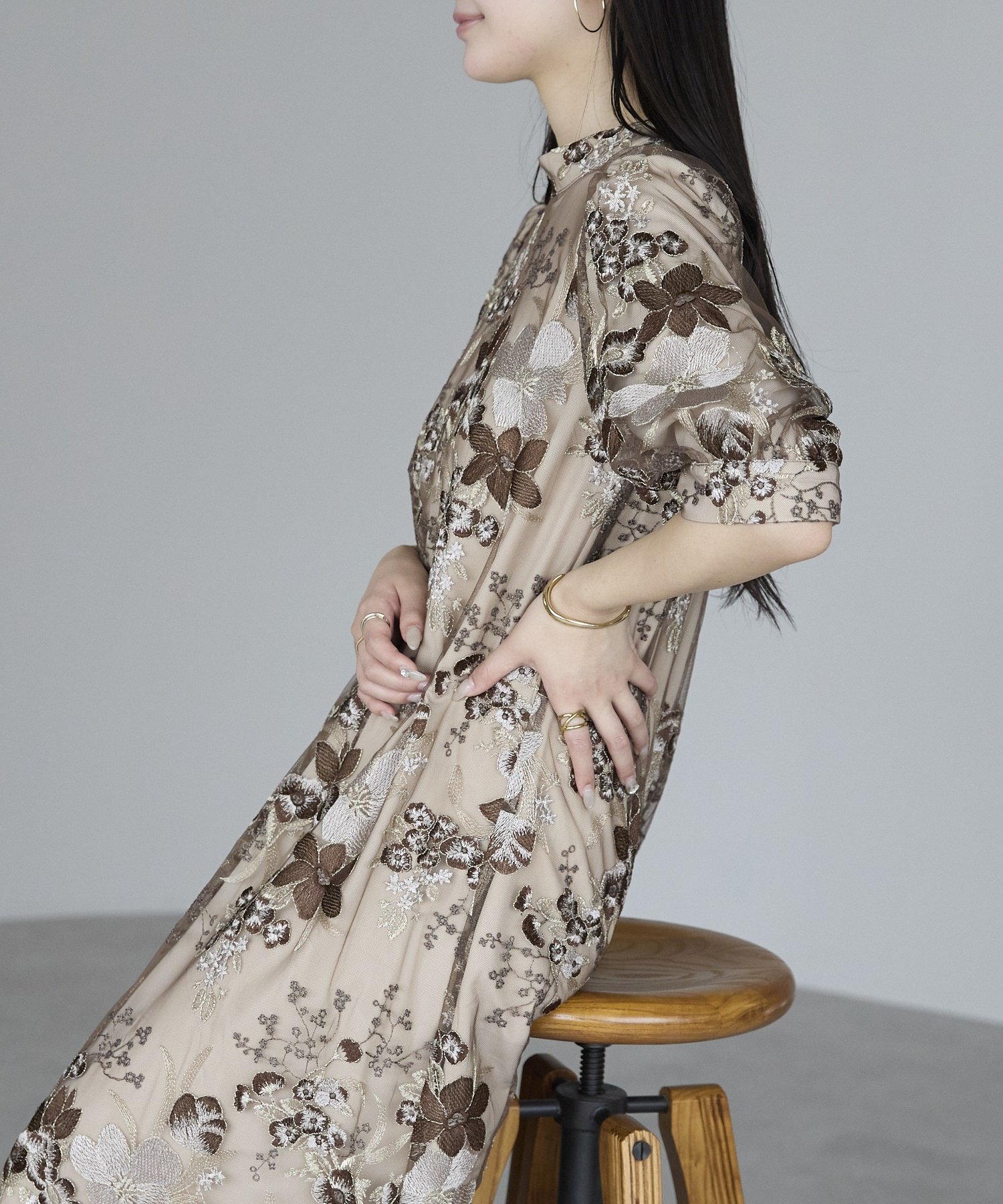 中華風 ワンピース チャイナドレス グリーン シック 優しい ガーリー エレガント デート お食事 お呼ばれ 発表会 二次会 レトロ サイズ 豊富 レディース