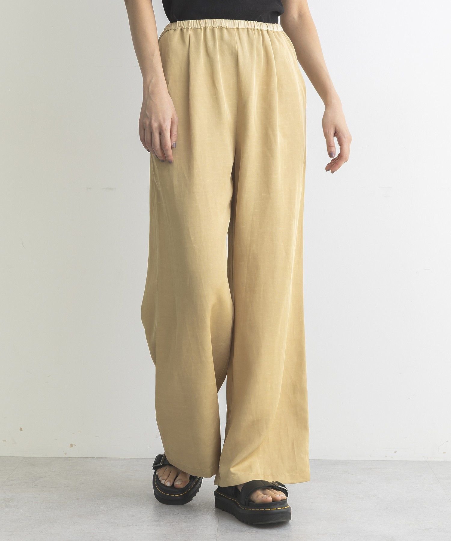 GARAGE OF GOOD CLOTHING ドビークロスロングパンツ ガレージ オブ グッド クロージング パンツ その他のパンツ ベージュ ブラック【送料無料】