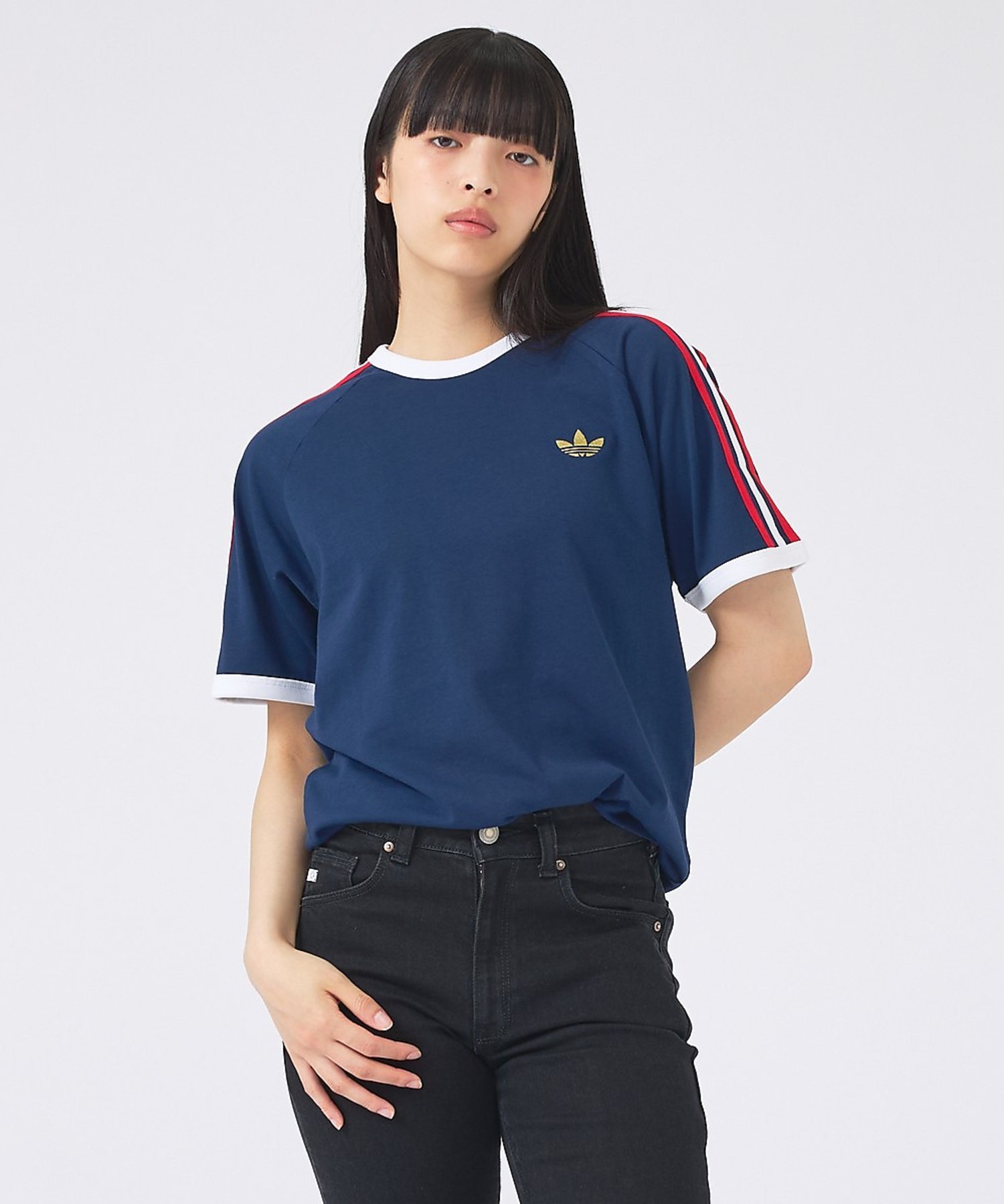 楽天市場】ネイビー（ブランドアディダス）（Tシャツ・カットソー
