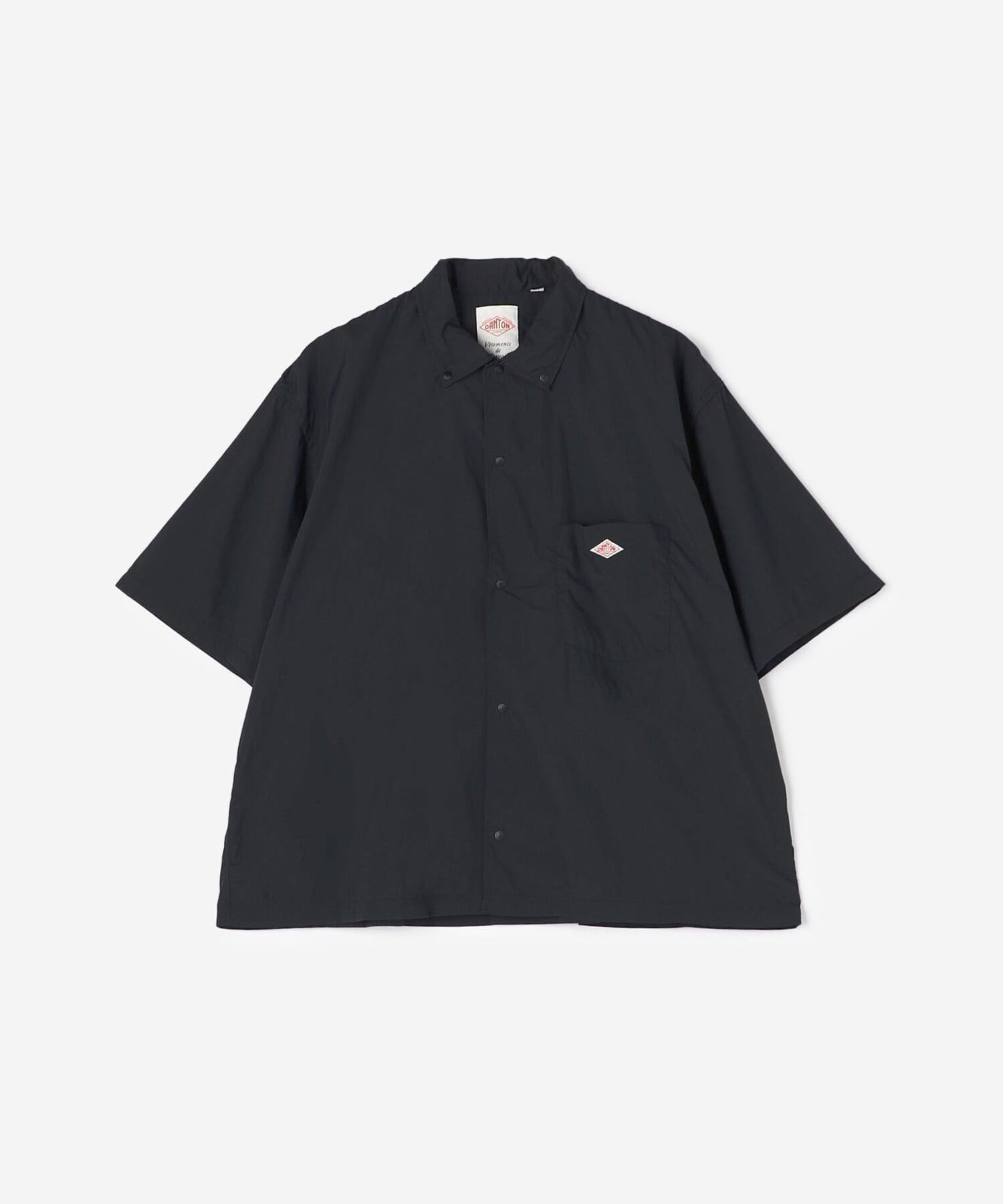 Bshop DANTON ｜＜別注＞ナイロンタイプライター プランサーボタンダウン半袖シャツ WOMEN ビショップ トップス シャツ・ブラウス