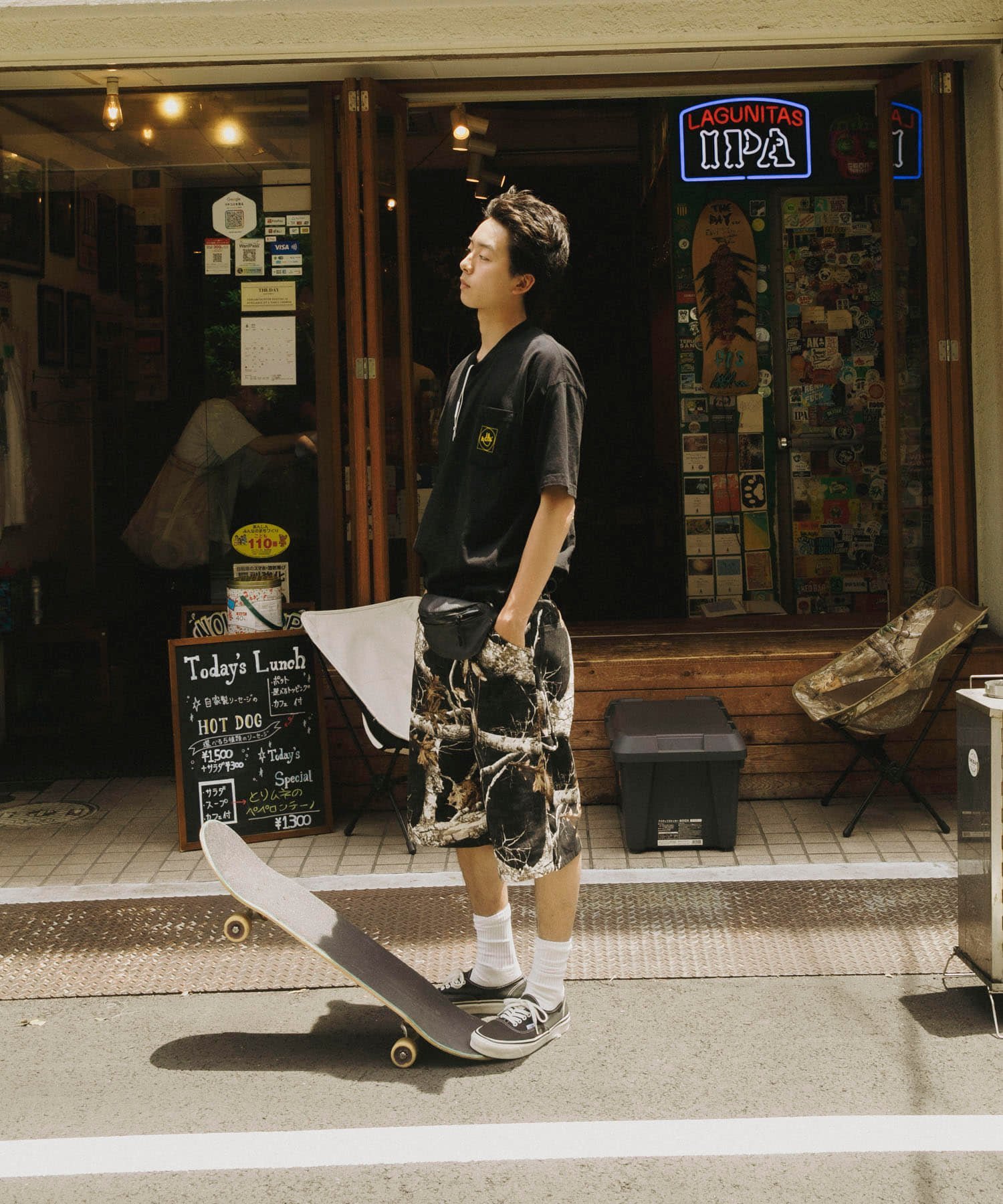 BUYERS SELECT 『別注』BAGJACK×URBS LEATHER HIP BAG ユーアールビーエス バッグ ボディバッグ・ウエストポーチ ブラック