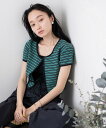 ウィゴー 服 レディース WEGO LADY'S フロントボタンリブショートT ウィゴー トップス カットソー・Tシャツ グリーン オレンジ ホワイト ブラック