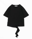 【SALE／60 OFF】MEGMIURA WARDROBE MEGMIURA WARDROBE/(U)Peel Tee メグミウラ トップス シャツ ブラウス ブラック ホワイト【送料無料】