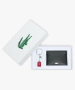【SALE/40%OFF】LACOSTE FG カードホルダー&ポロキーチェーンギフトセット ラコステ 財布・ポーチ・ケース 名刺入れ・カードケース ブラック【...