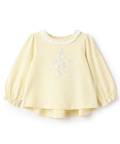 mezzo piano フラワー音符 長袖Tシャツ ナルミヤオンライン マタニティウェア・ベビー用品 ...