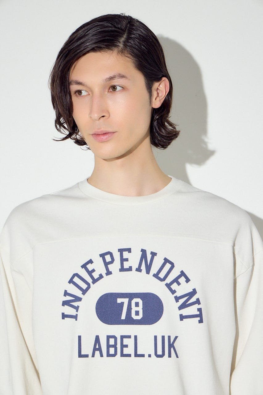 No.78ナンバリングトップス アズールバイマウジー トップス カットソー・Tシャツ ブラック ホワイト