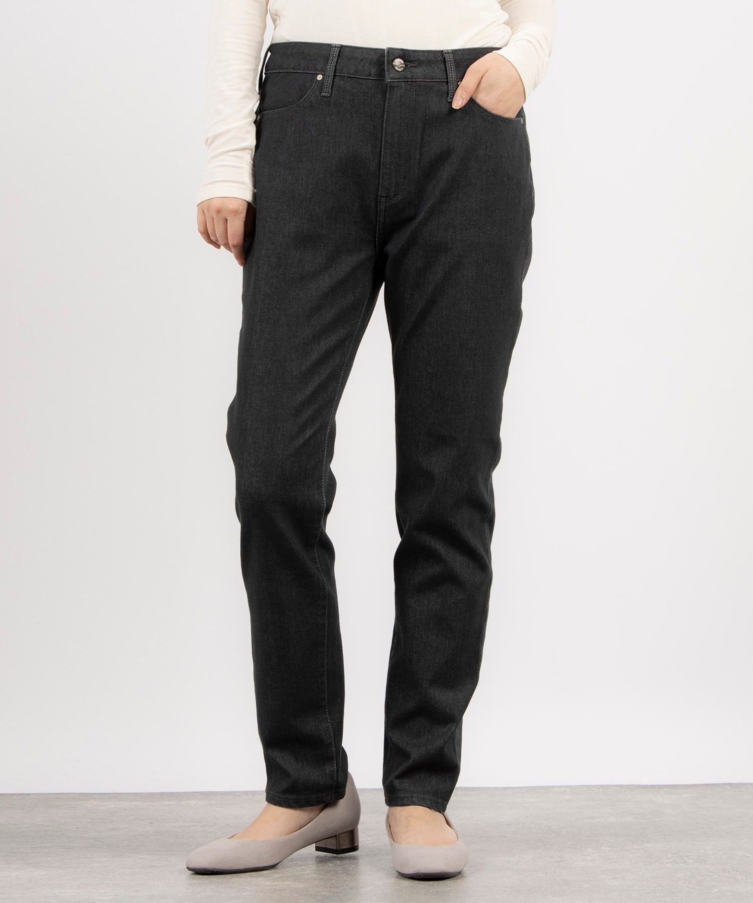 Leilian PLUS HOUSE 【店頭人気】デニムパンツ【L JEANS】 レリアン プラスハウス パンツ ジーンズ・デニムパンツ グレー