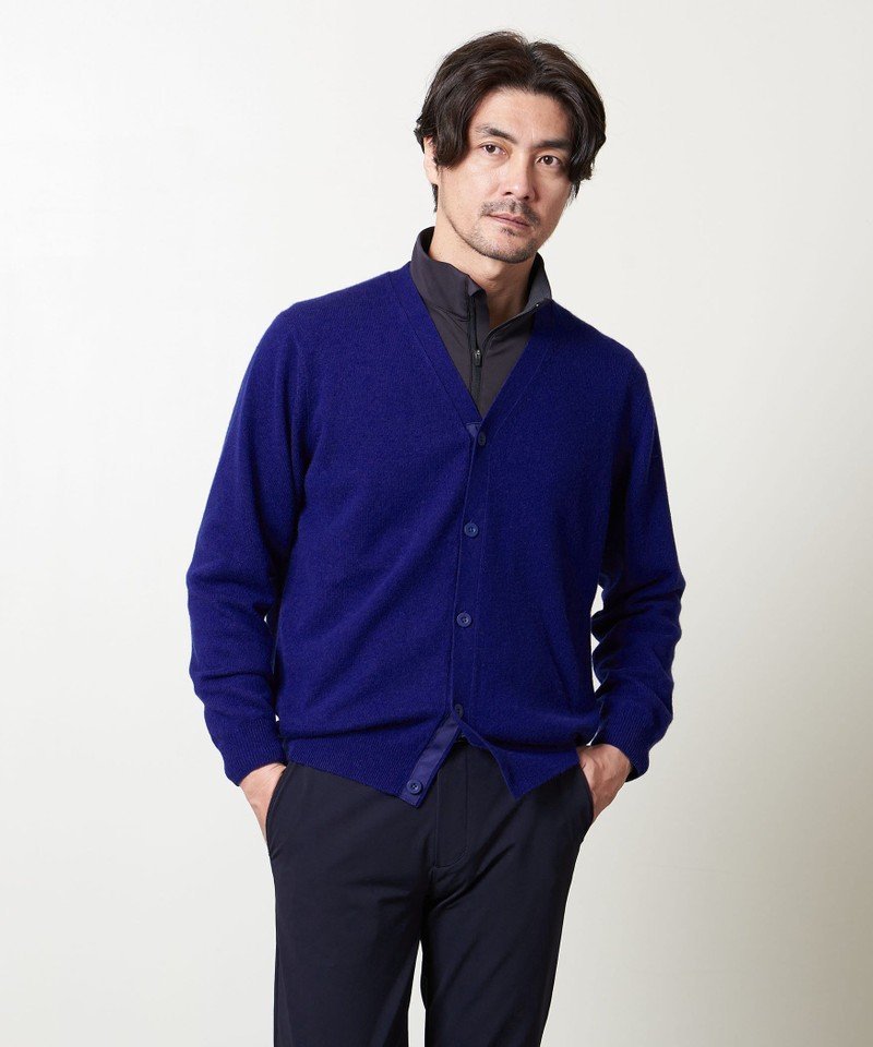 【SALE／70%OFF】UNITED ARROWS ＜UNITED ARROWS GOLF ＞ メンズ Vネック カーディガン ユナイテッドアローズ アウトレット 福袋・ギフト・その他 その他 ブルー グレー パープル【送料無料】